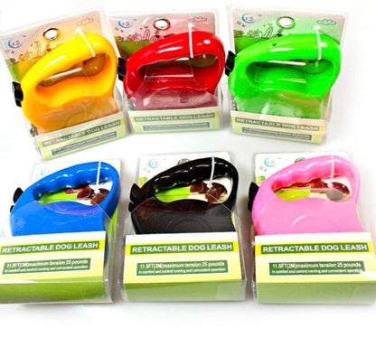 Retractable Dog Lead Extending Leash Tape Cord 3m Assorted Colours Tension 25lb (2022)