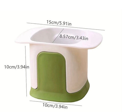 One Step Plastic Potato Chipper Fries Vegetable Cutter 10.5 x 15.5 x 9.5cm Assorted Colours (8055)
