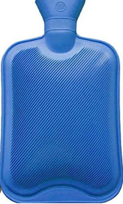 NEW 2 LITRE LARGE HOT WATER NATURAL RUBBER BOTTLE WARMER PAIN RELIEF HEAT