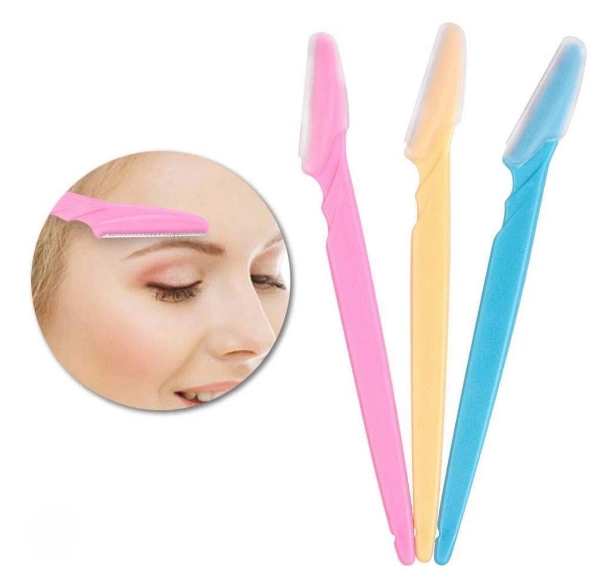 (12 pcs set) TINKLE Eyebrow RAZOR  Trimmer Bikini Facial Hair Shaver