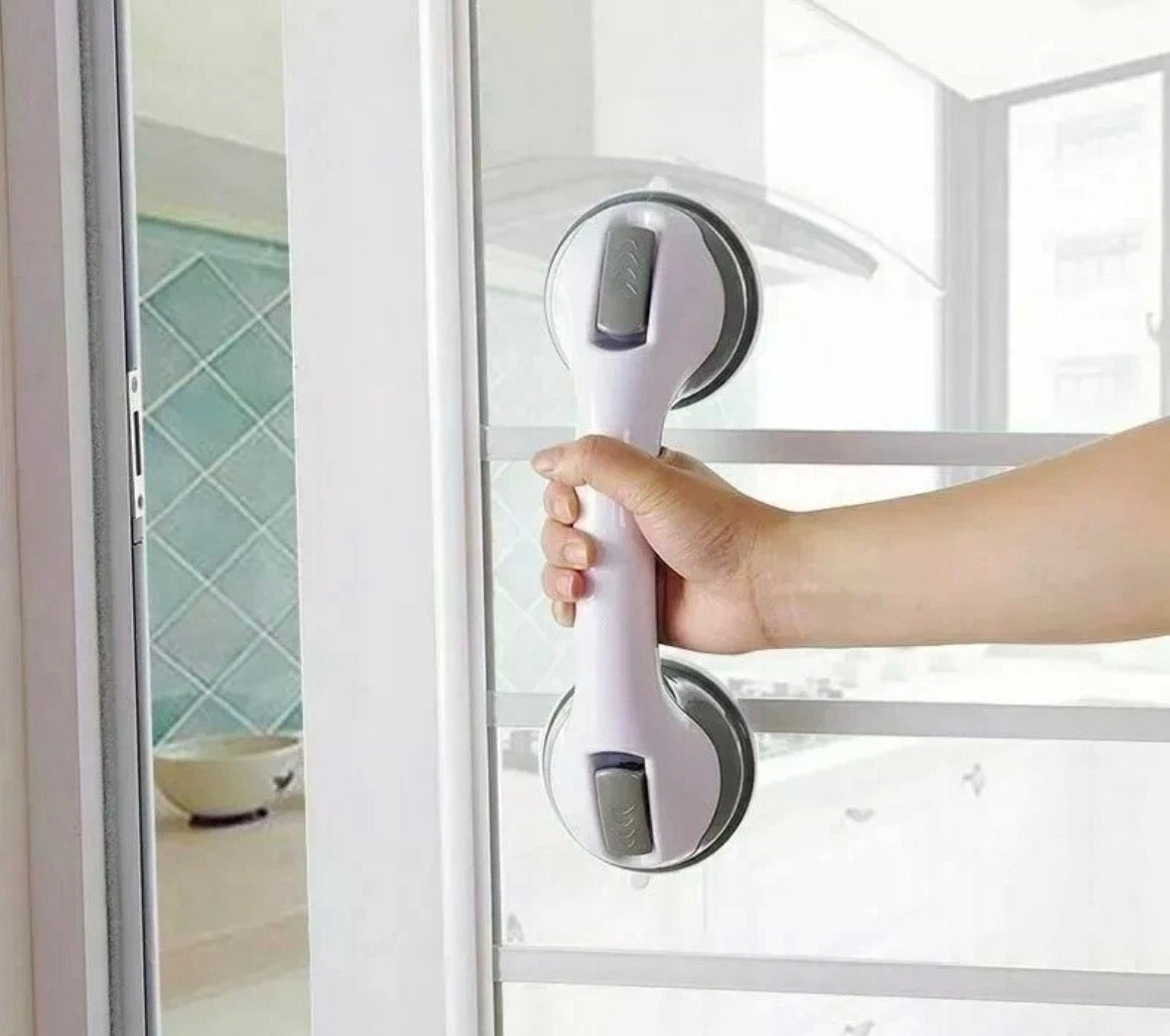 Plastic Helping Safety Handle for Bathroom & Household (3697)