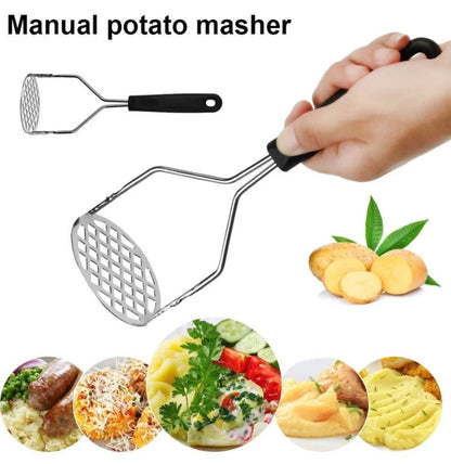Stainless Steel Potato Masher with Plastic Handle (3644A)