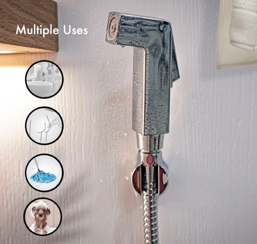 Handheld Bathroom Toilet Shattaf Bum Gun Bidet and Faucet Sprayer Set 1.2m (GSW61052)