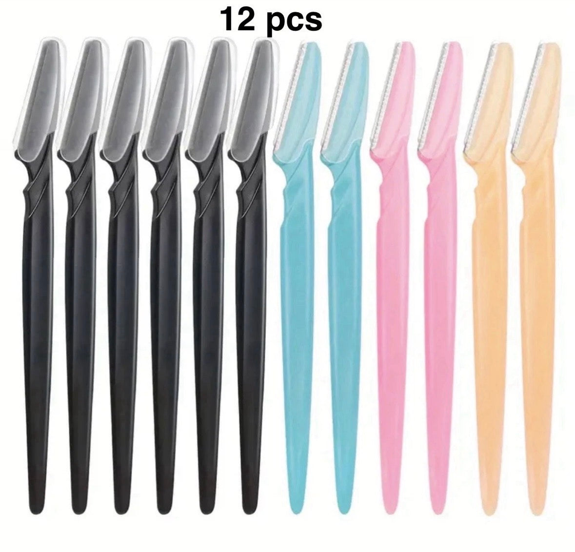 (12 pcs set) TINKLE Eyebrow RAZOR  Trimmer Bikini Facial Hair Shaver