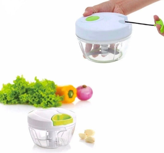 Pull String Hand Chopper Manual Food Processor To Slice Kitchen Tool (4001)