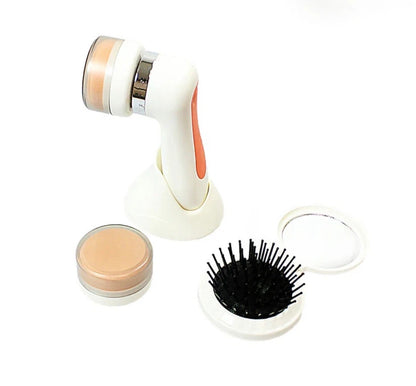 3 In 1 Face Mini Micro Powder Puff for Beauty Makeup Cleanser Tool Set (4726)