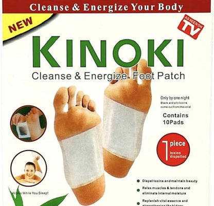 (2 Boxes)Detox Foot Pads Body Toxins Feet KINOKI Herbal Patches  Deep Cleansing Energies (4014)