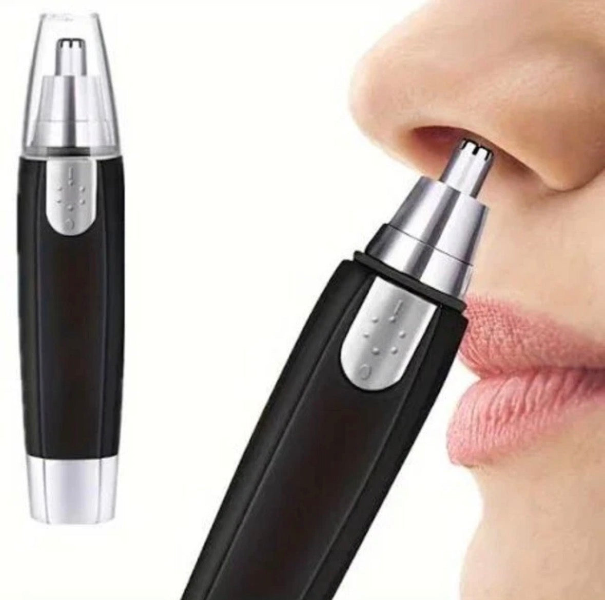 Nose Hair Trimmer Nasal Ear Men Women Set Battery Operated Personal Hair Care (7184)