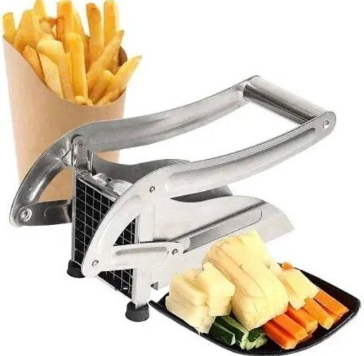 Steel Potato Fries Chipper Slicer 20 x 10 cm (5373)