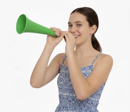 (Pack of 2) Large Plastic Carnival Festival Party Woofer Horn with String 37cm (N52198)