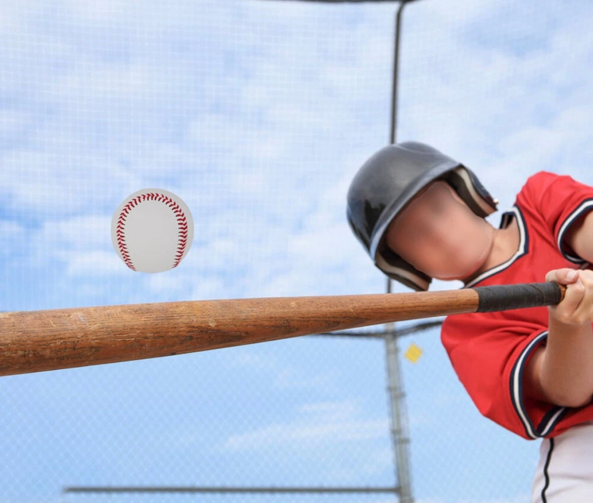 (2 Pcs) Soft Leather Sport Practice & Trainning Base Ball BaseBall Softball New (1167)