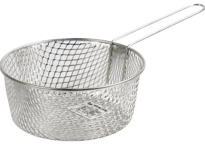 7” Long Handle Metal Wire Chip Deep Frying Basket (ST81945)