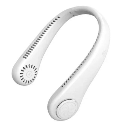 Neckband Fan Bladeless Neck Hanging Cooler USB Rechargeable 16.5 x 6.1 x 21cm (7412 / SG9056)