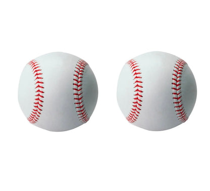 (2 Pcs) Soft Leather Sport Practice & Trainning Base Ball BaseBall Softball New (1167)
