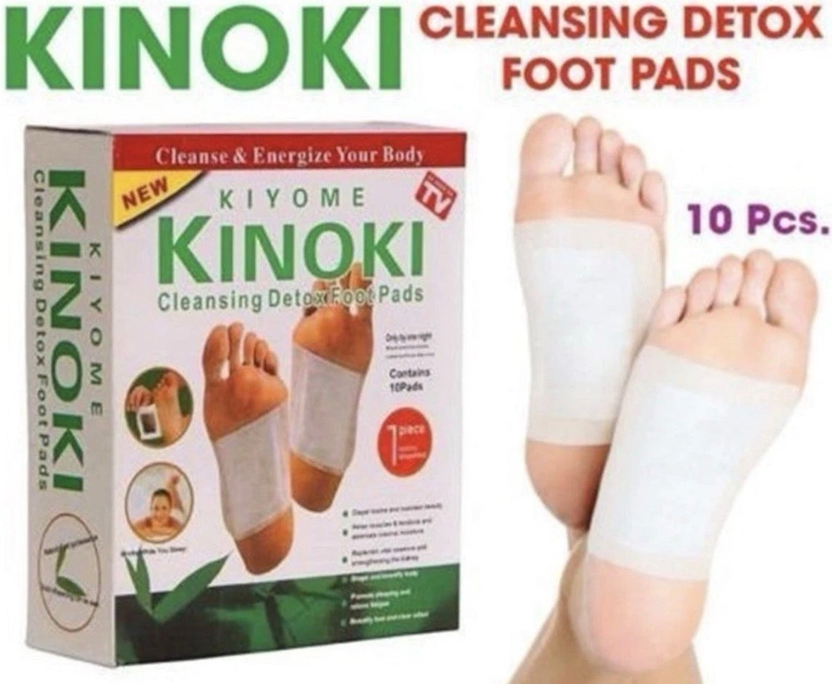 (2 Boxes)Detox Foot Pads Body Toxins Feet KINOKI Herbal Patches  Deep Cleansing Energies (4014)