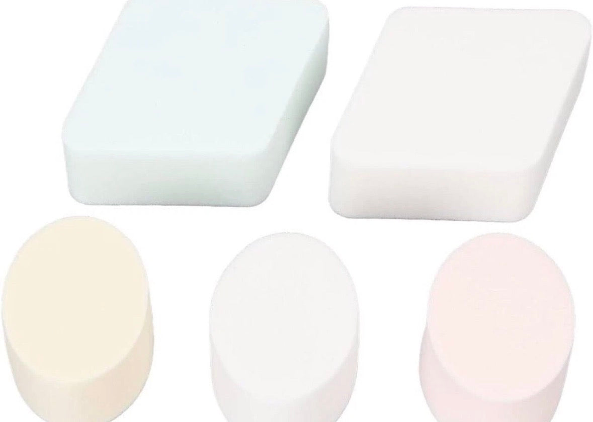 7 Pack Beauty Makeup Applicator Foundation Blender Buffer Sponge Smooth Flawless (7313/7314)