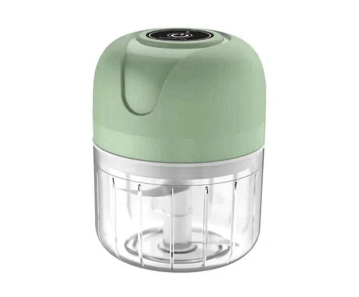 Electric Mini Garlic Chopper, Cordless Portable Food Processor, 250ml Blender (8129)