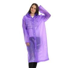 (pack of 2) Unisex Adult High Quality Windproof EVA Thickened Hooded Reusable Raincoat