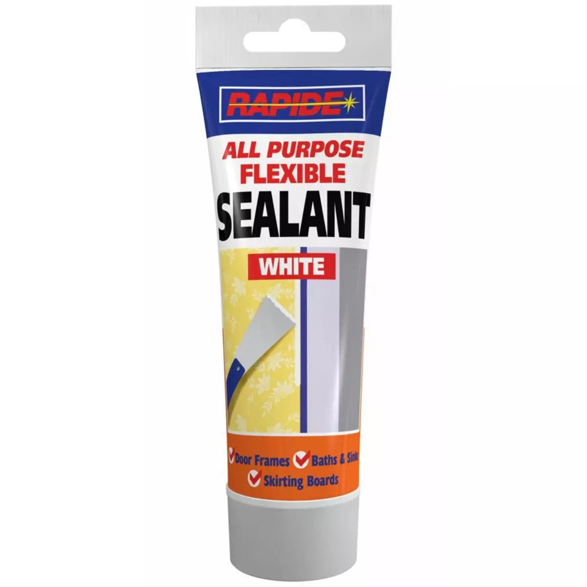 Rapide Squeezy Multi All Purpose Sealant Tube White 250g (3198)