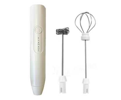 Electric Cappuccino Coffee Milk Frother Whisk USB Rechargeable (7886)