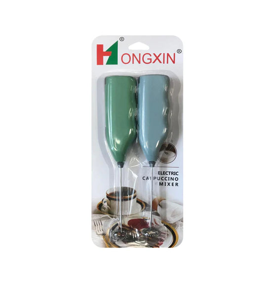 (Pack Of 2) Handheld Coffee Latte Hot Chocolate Milk Frother Whisk Frothy Blend Whisker (7026)