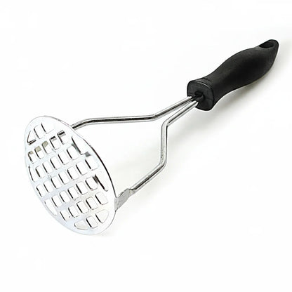 Professional Stainless Steel Potato Masher with Ergonomic Plastic Handle, (3644)